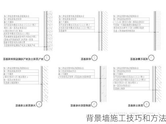 背景墙施工技巧和方法