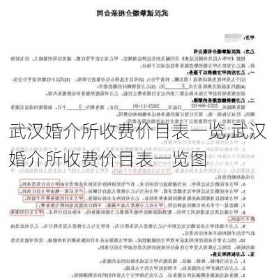 武汉婚介所收费价目表一览,武汉婚介所收费价目表一览图