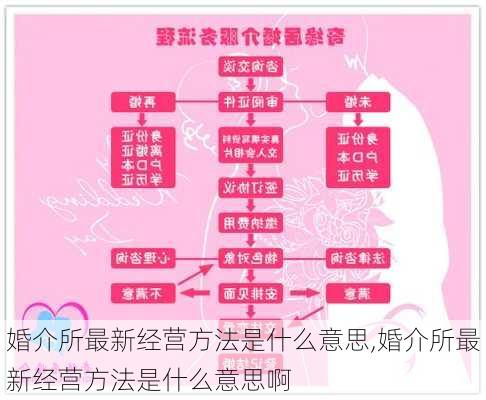 婚介所最新经营方法是什么意思,婚介所最新经营方法是什么意思啊