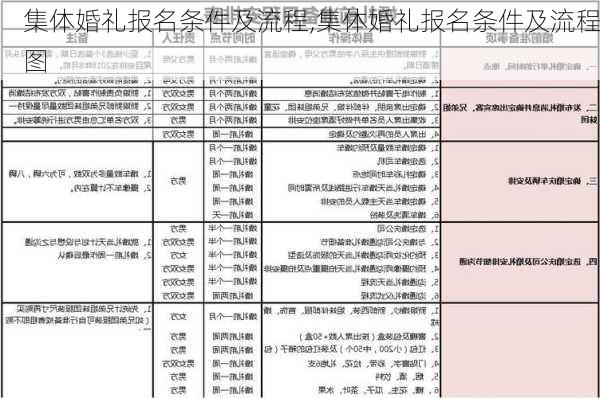 集体婚礼报名条件及流程,集体婚礼报名条件及流程图