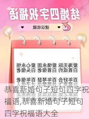 恭喜新婚句子短句四字祝福语,恭喜新婚句子短句四字祝福语大全