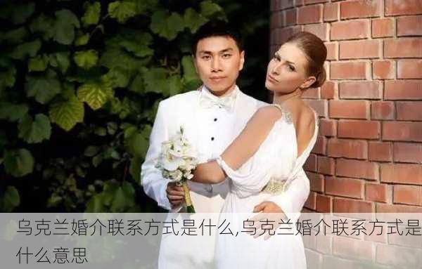 乌克兰婚介联系方式是什么,乌克兰婚介联系方式是什么意思