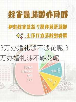 3万办婚礼够不够花呢,3万办婚礼够不够花呢