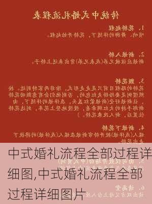 中式婚礼流程全部过程详细图,中式婚礼流程全部过程详细图片