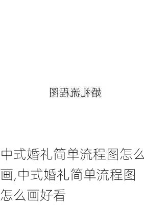 中式婚礼简单流程图怎么画,中式婚礼简单流程图怎么画好看