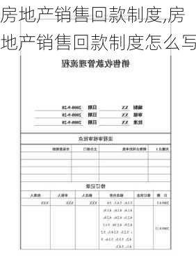 房地产销售回款制度,房地产销售回款制度怎么写