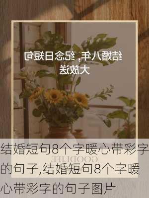 结婚短句8个字暖心带彩字的句子,结婚短句8个字暖心带彩字的句子图片