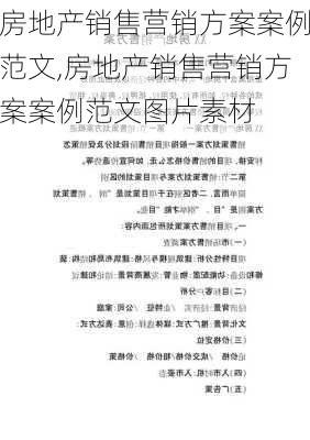 房地产销售营销方案案例范文,房地产销售营销方案案例范文图片素材