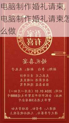 电脑制作婚礼请柬,电脑制作婚礼请柬怎么做