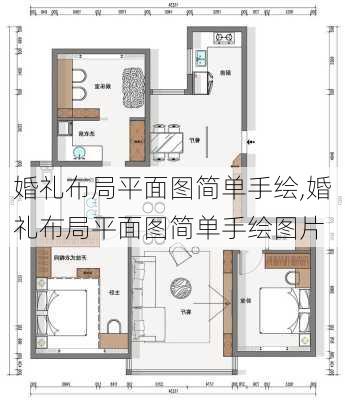 婚礼布局平面图简单手绘,婚礼布局平面图简单手绘图片