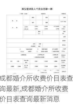 成都婚介所收费价目表查询最新,成都婚介所收费价目表查询最新消息