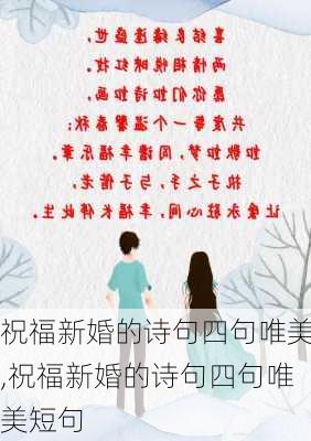 祝福新婚的诗句四句唯美,祝福新婚的诗句四句唯美短句